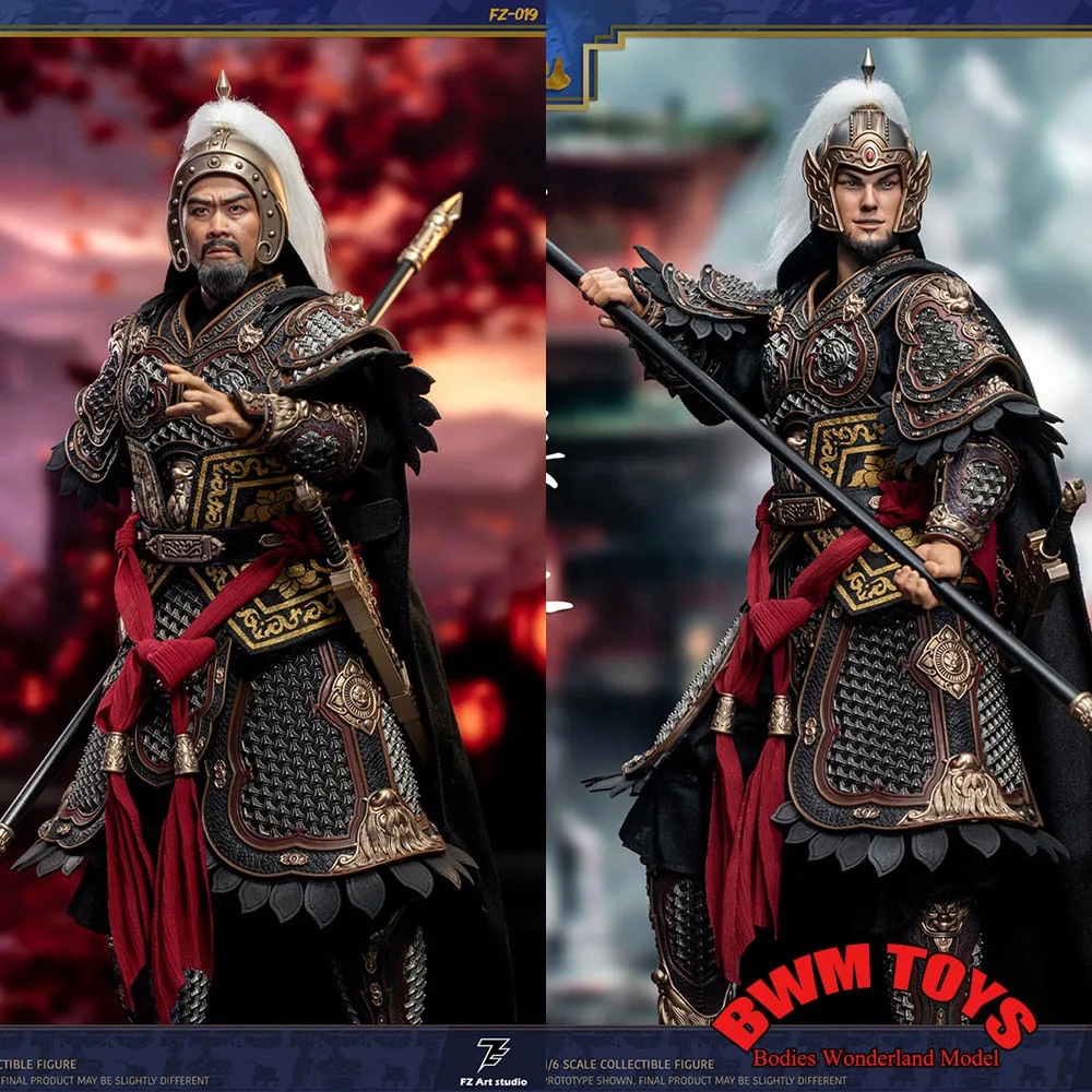 متوفر في المخزون FZ Art studio FZ019 1/6 مقياس قابل للجمع فترة الممالك خمسة جنرالات جيدة لو جين مجموعة كاملة 12 بوصة عمل الشكل #1