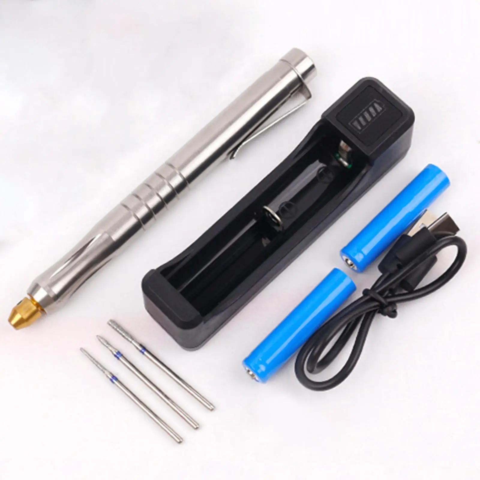 

Electric Engraving Pen Portable Mini Etcher Cordless Crafting Tool for Wood Metal Glass DIY