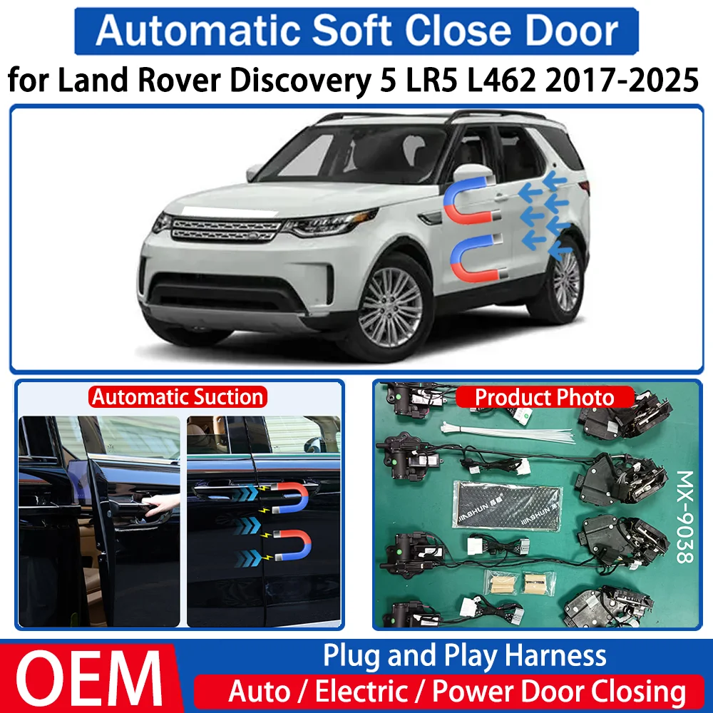 

for Land Rover Discovery 5 LR5 L462 2017-2025 Car OEM Automatic Soft Close Door Electric Suction Kit Auto Power Closing System