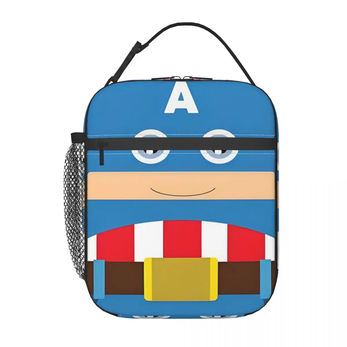 Captain America Insulated Lunch Bags Food Container Leakproof Thermal Cooler Lunch Boxes For School Office