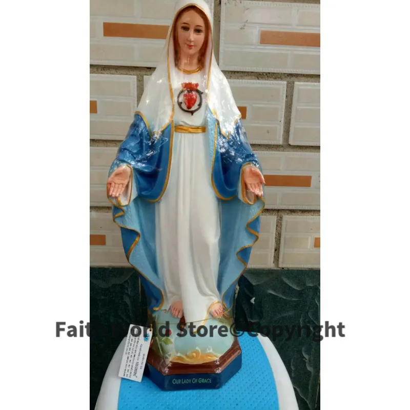 50 CM large --TOP High grade Christianism Madonna Home Decor Decoration Religious Virgin Mary ceramics Decoration statue