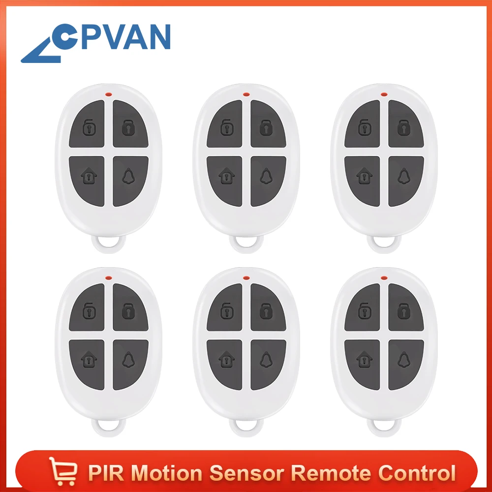 Sensor de movimiento CPVAN, Control remoto de alarma para Detector de movimiento CP2 PIR, 433mhz, Detector infrarrojo, sistema de seguridad para el