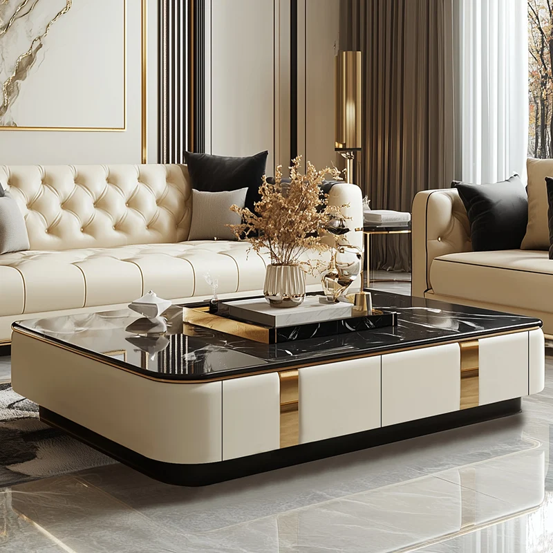 

Журнальные столики для гостиной, центральный высококачественный приставной столик для обслуживания, вспомогательный роскошный центральный стол для гостиной, мебель для дома