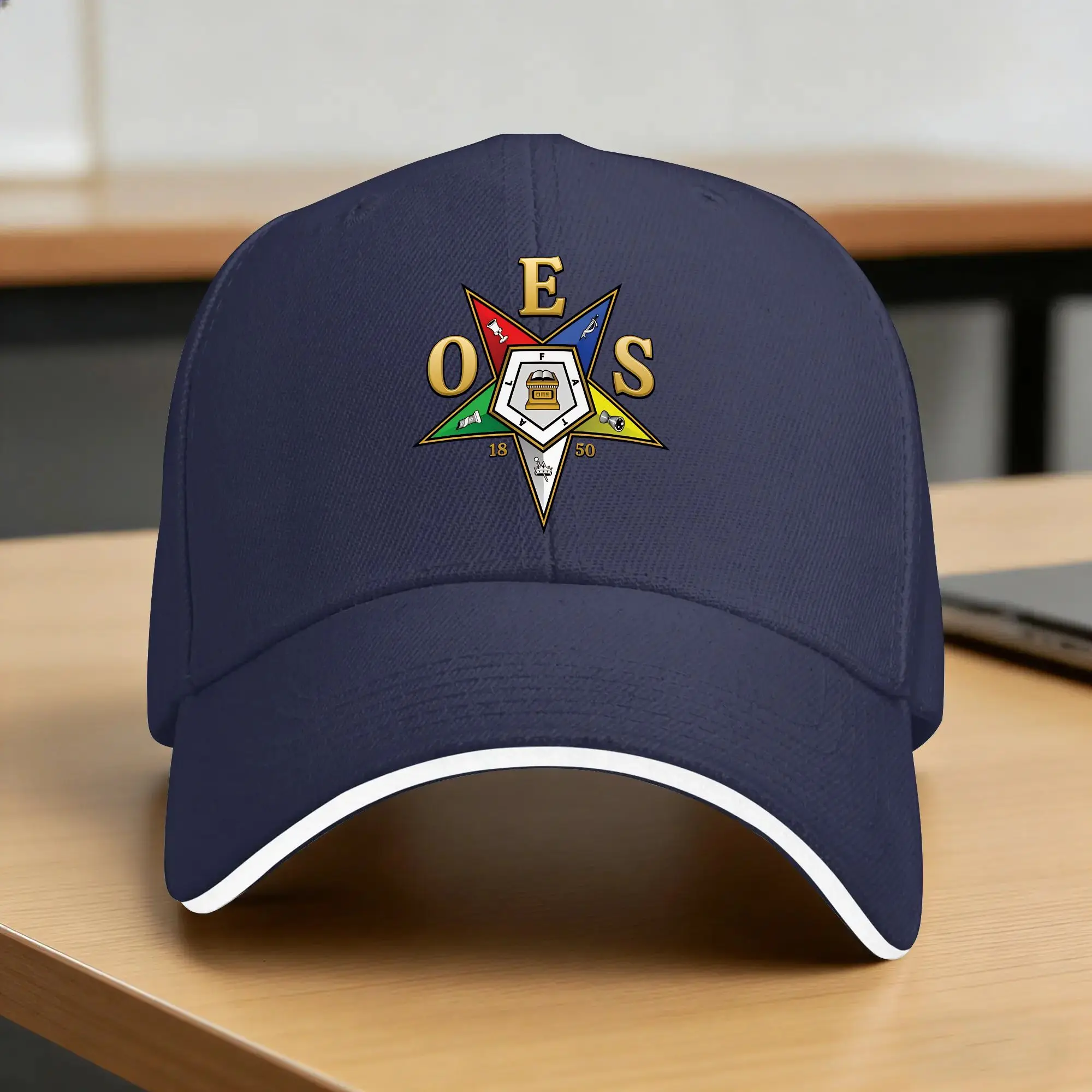 OES Order Of The Eastern Star Baseball Cap Summer Unisex-Teens  Custom DIY Hip Hop Hats Stylish Hunting Camping Baseball Caps