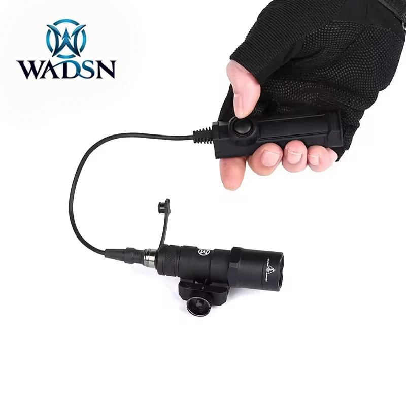مفتاح التحكم عن بعد ذو الوظيفة المزدوجة بالضغط التكتيكي، قابس SF مناسب لمصباح SureFire M300، مصباح يدوي للسلاح M600، مؤقت ثابت، Airsoft #2