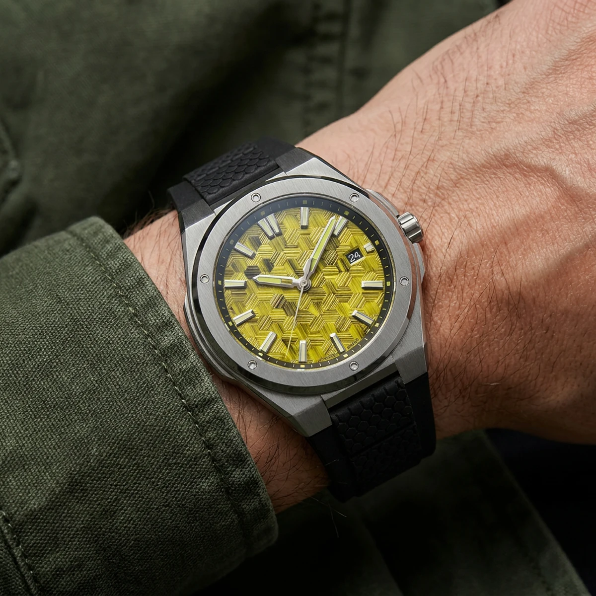 28.5mm Mechanical NH35 Dial NO Luminous Watch Dial Fit For NH35/NH36/4R35/4R36 Movement Watch Surface Dial