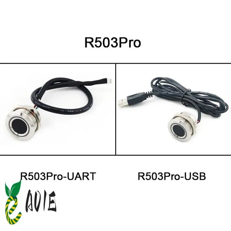 

R503pro 1500 Capacity Round RGB LED Control DC3.3V Capacitive Fingerprint Module Sensor Scanner For Access Control,UART Durable