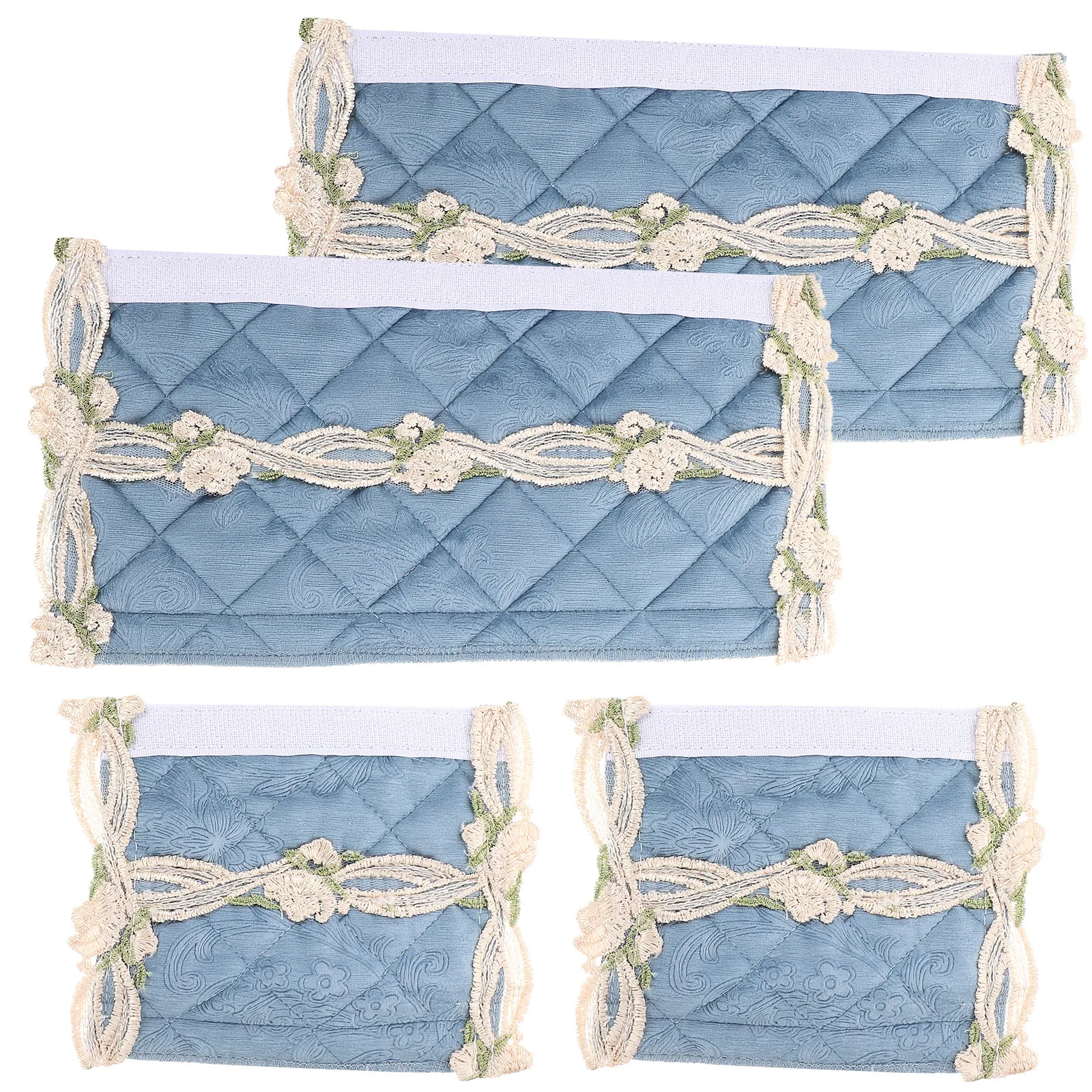 

4Pcs Refrigerator Handle Cover Protector Kitchen Appliance Door Handle Covers Washable Oven Microwave Freezer Dishwasher