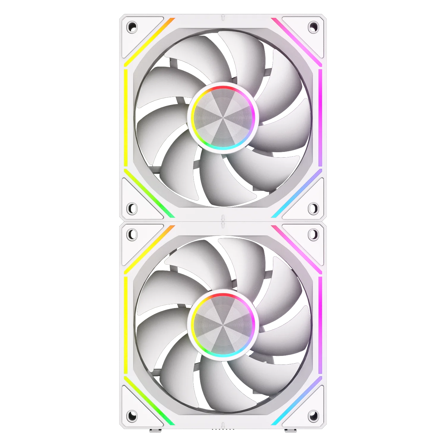 Power Train PRISM 8RS 12CM ARGB 4-Pin PWM blok wentylatora 12V Duża objętość powietrza 56.62CFM/800-1800RPM