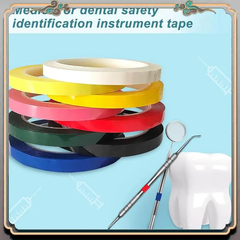 

Durable 16 Rolls Of Masking Tape For Instruments Identification, 216 Ft/L X 0.4 In/W Colors Autoclave Tape - Autoclavable 270°F(