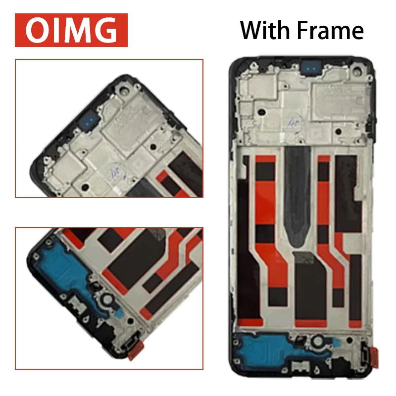 Super AMOLED dla OPPO Reno 8 Lite wymiana wyświetlacza dla Reno 8 Lite CPH2343 LCD dotykowy Digitizer Assembly — zdjęcie produktu 4