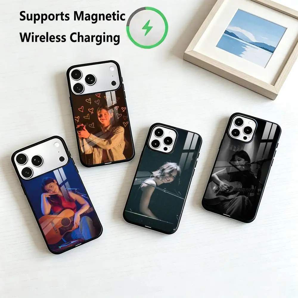 Gracie-S Abrams A-Aesthetic Phone Case For iPhone17,16,15,14,13,12,11 Plus,Pro Compatible with magnetic wireless charging Gift