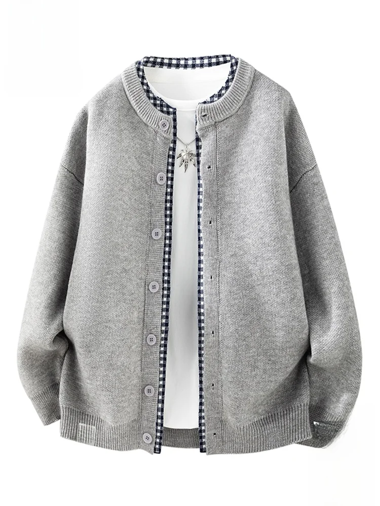 

PaulFrank ey Knitted Open Cardigan Men's Loose Casual Monkey Jaet Autumn Season Faion Comfortable Warm Soft Polyester N...