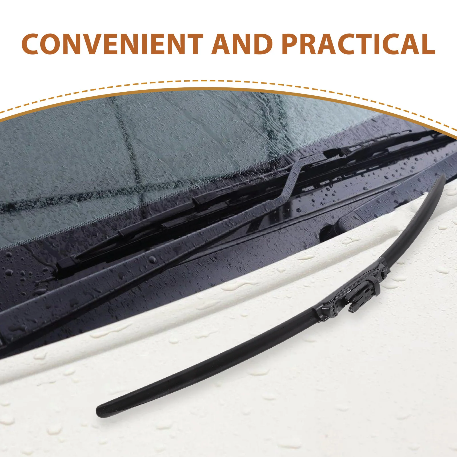 

Frameless Windshield Blades Durable Quiet Replacement Car Strip For Improved Performance Windscreen Accessories Parts