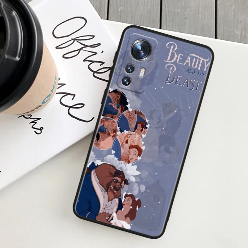 Disney Beauty Beast For Xiaomi Mi 10T 10S 9T 9 SE 8 A3 A2 A1 6X 5X CC9E Note 10 Lite Pro Mix 3 Black Soft Phone Case