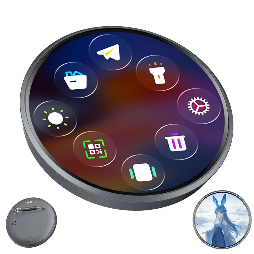 

New Dynamic Electronic Badge Anime Merchandise Digital Display Badge For Game Peripherals Excellent Birthday Gifts For Otaku Fa