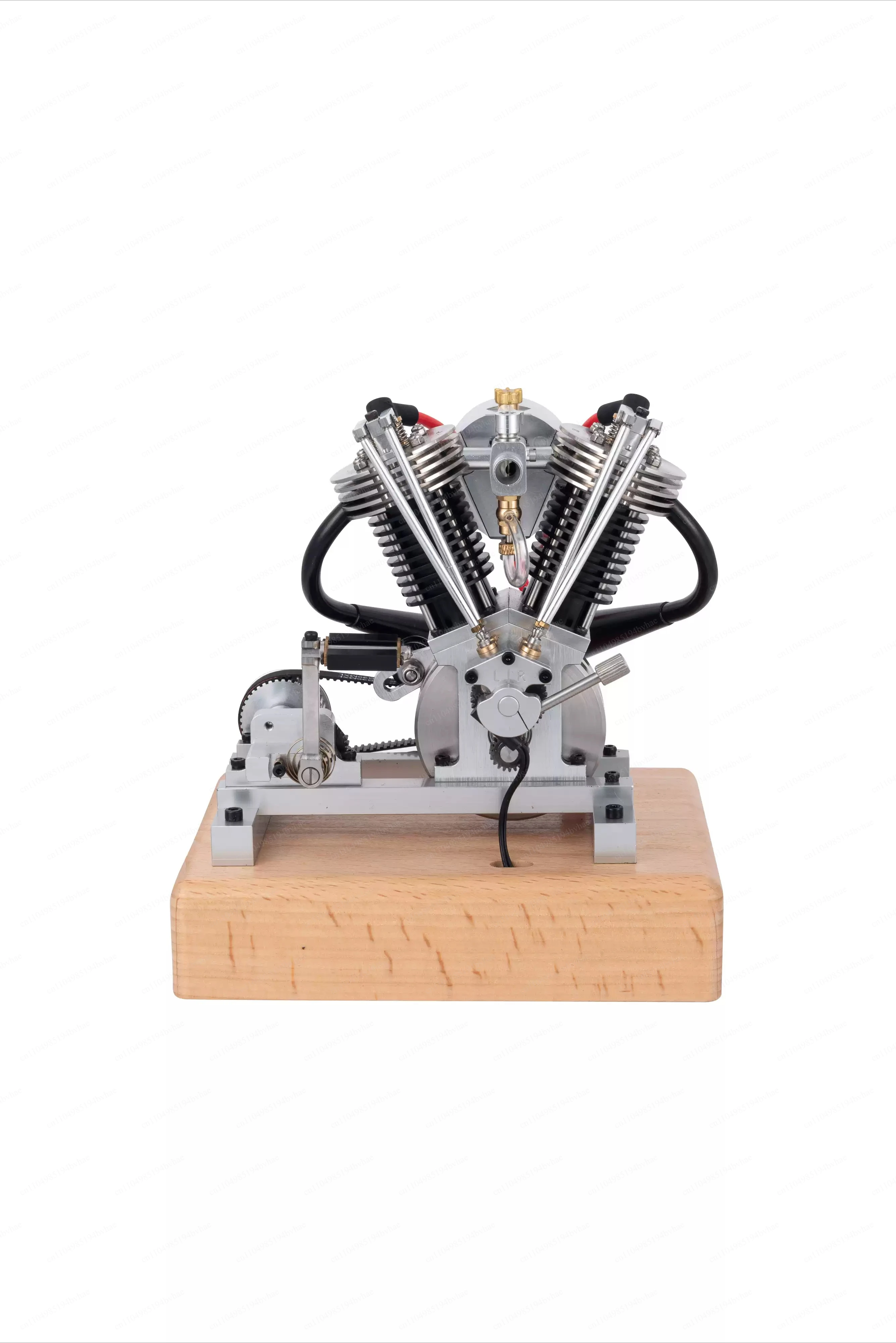V2 dual cylinder engine model 3D gift teaching tool