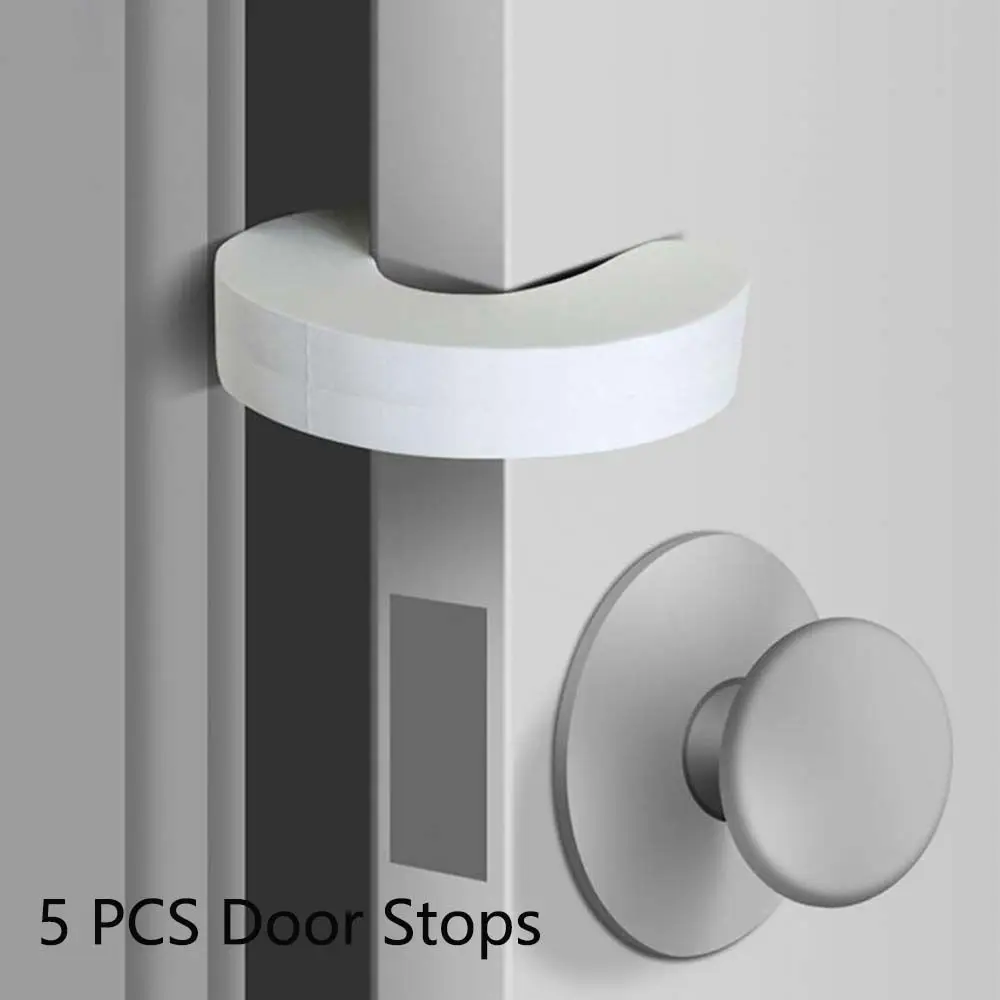 Soft Durable EVA Kids Baby Children Protection Security Door Stops Door clamp Stopper Clip Gate Stopper