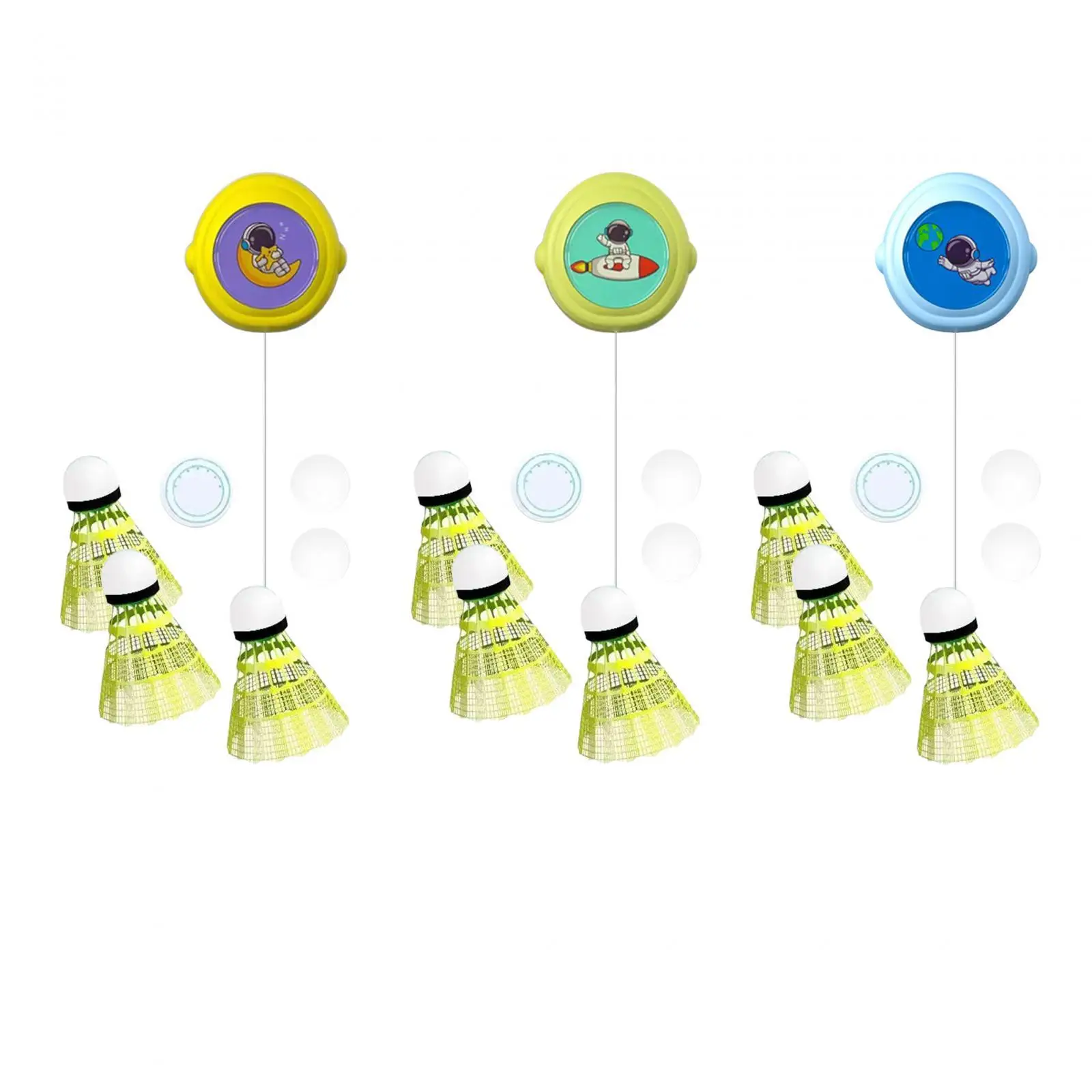 

Indoor Badminton Trainer Self Training Device Parent Child Interaction Toy Badminton Training Self Practice for Game Activity