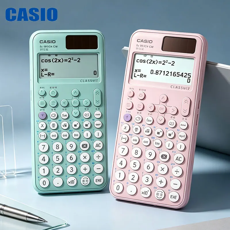 Casio FX-991CN/999CN Scientific Function Calculator-Dual Power Supply-Long Battery Life-Specialized for Engineering Calculations