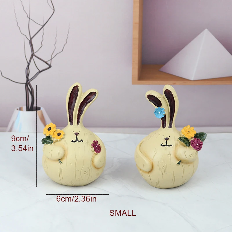 Ornamen desktop dekoratif lucu bawang putih kelinci ruang tamu dekorasi meja kantor hadiah liburan ulang tahun anak pacar