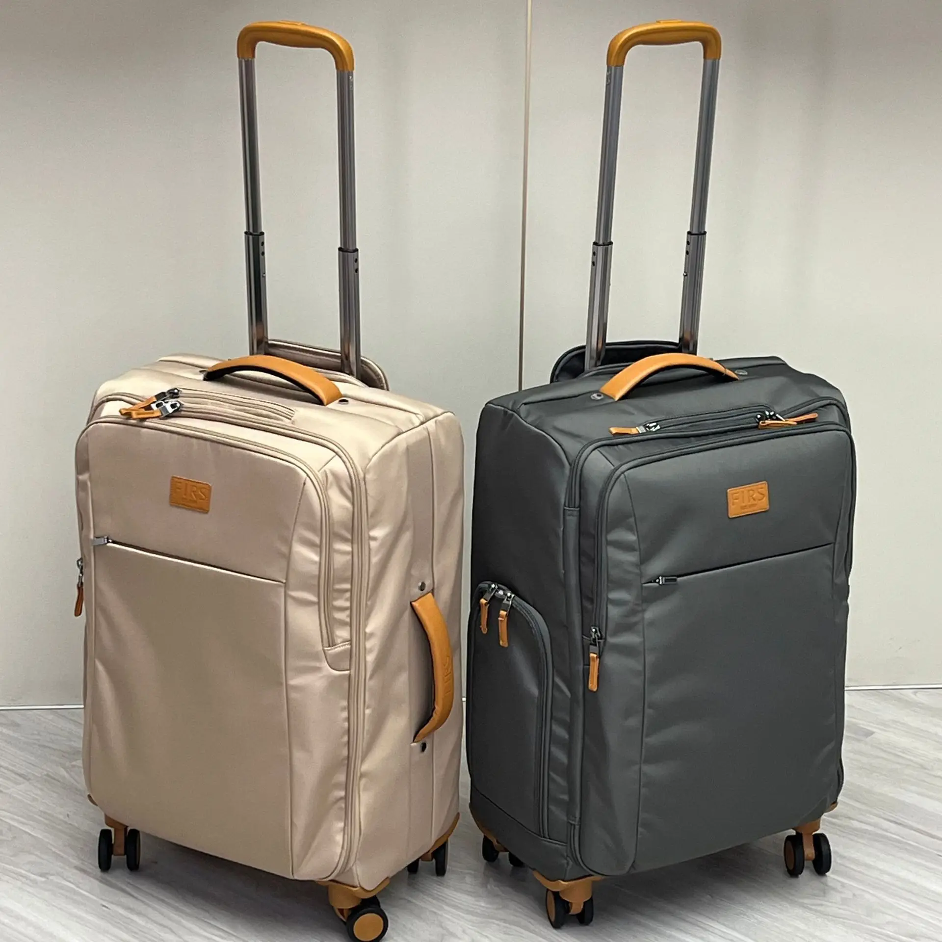 Ultra‑Light Oxford Cloth Trolley Luggage Spinner Wheels Soft Carry‑On Suitcase For Business Vacation Travel Storage