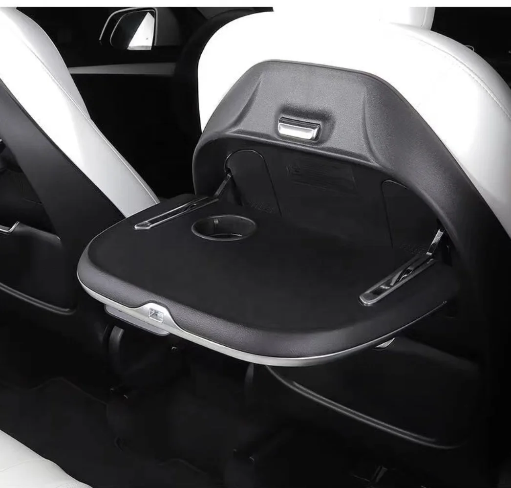 Creease Factory Price Interior Multifunctional Foldable Rear Seat Tables With Wireless Charger Suitable For Tesla Model 3 and Y