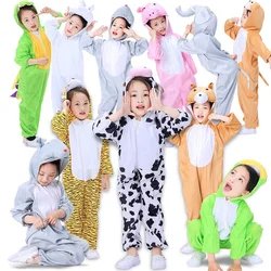 Cute Children Clothes Animal Monkey Frog Dinosaur Elephant Decoration Props Party Supplies Cosplay Halloween Costume
