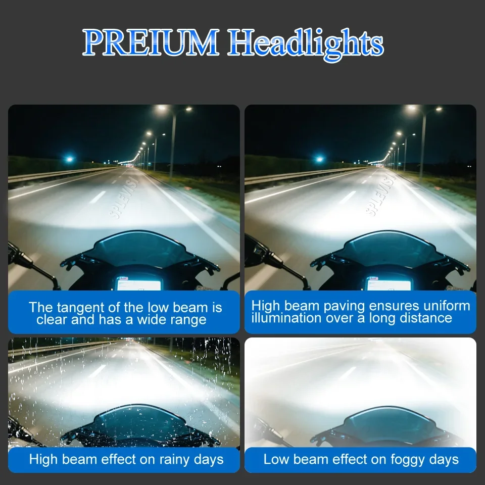H4 LED Headlight Simple Installation No Dark Spot For Hyundai Accent 2001 2002 2003 2004 2005 2006 2007 2008 2009 2010 2011-2020