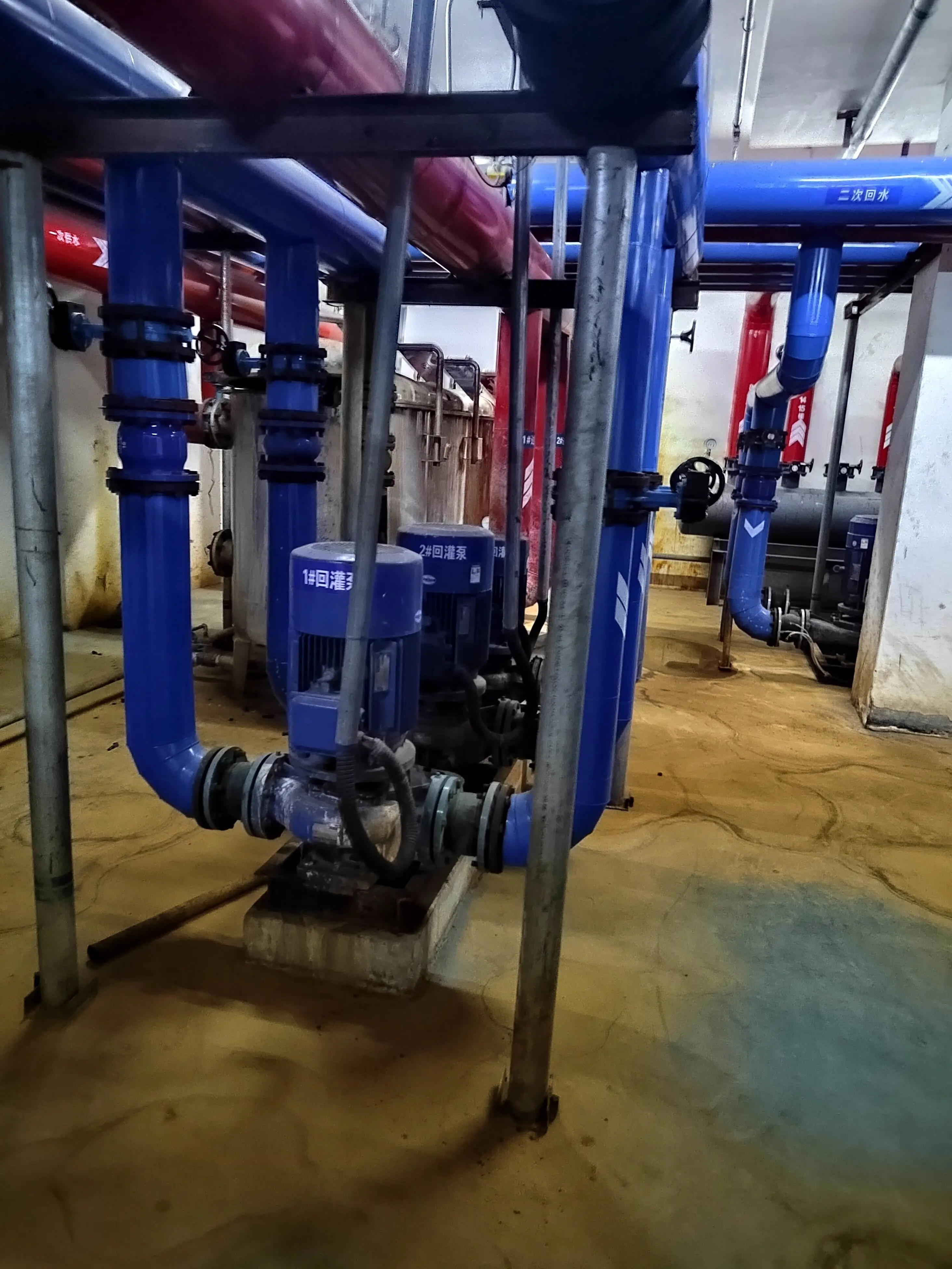 ISW/ISG vertical pipeline pump, booster centrifugal pump, hot water circulation pump
