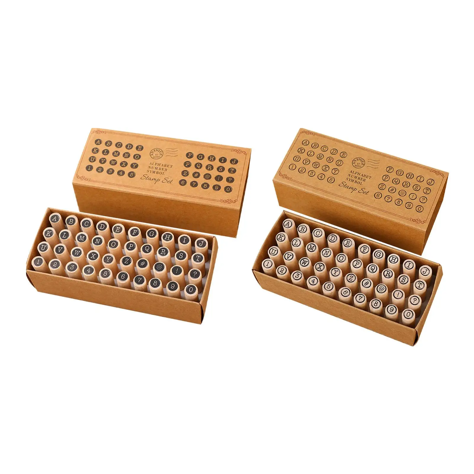 Sellos del alfabeto multiusos, juego de sellos decorativos del alfabeto inglés para diario, manualidades DIY, planificador de diario, 40 unidades