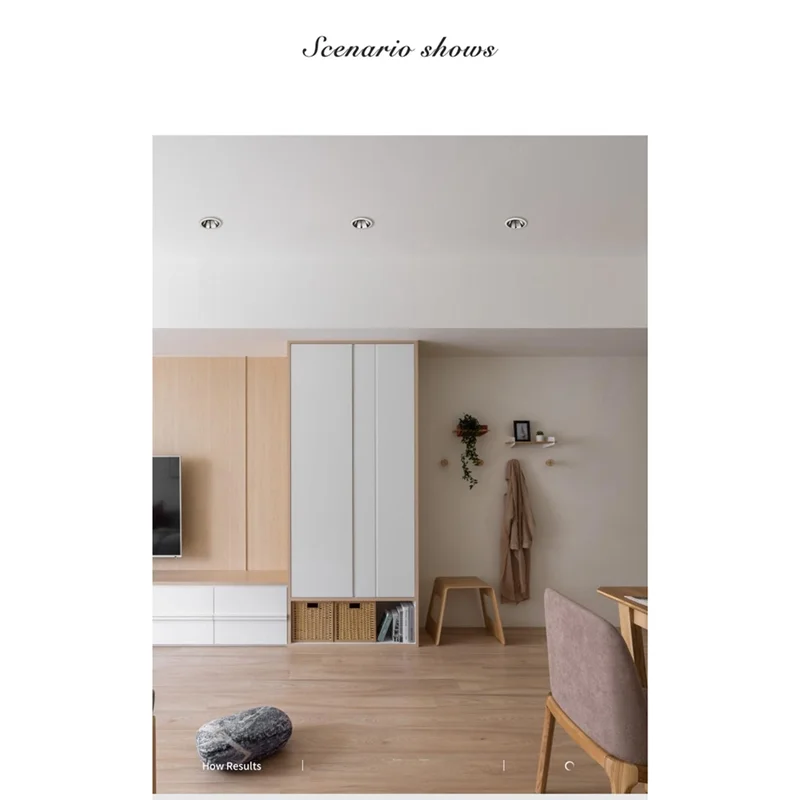 

A62K антибликовый светодиодный отражатель, узкий встроенный ультратонкий светодиодный светильник COB 12 Вт для освещения столовой, коридора, комнаты-C