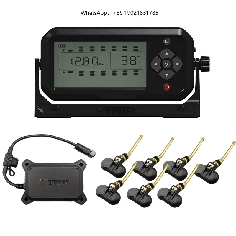 7 Tire valve internal sensor truck TPMS real-time rubber tire air tire pressure monitoring system