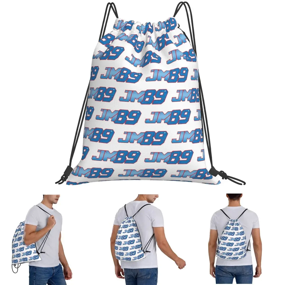 حقيبة ظهر Jorge Martin Number 89 كاجوال محمولة برباط وحقيبة أشتات للجيب لطلاب السفر