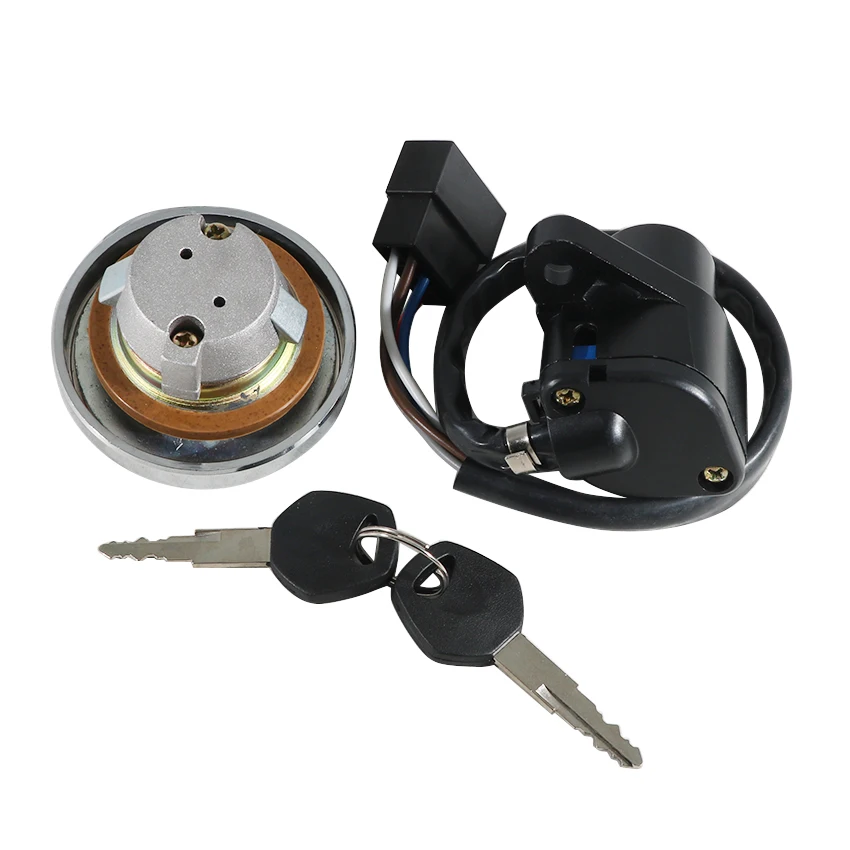 Motorcycle Ignition Switch Fuel Tank Cap Kit For Kawasaki VN900 Classic Custom Vulcan 900 Classic LT 27005-0032 51049-5001