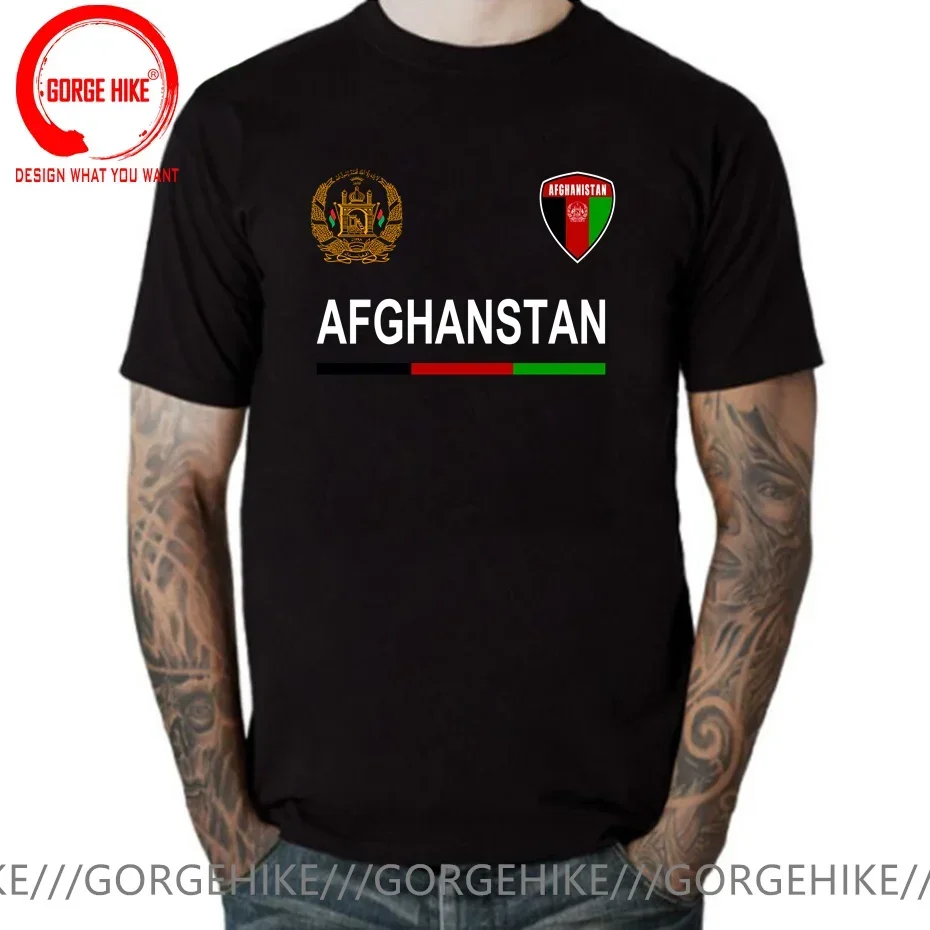 Afghanistan Sport/Soccer Jersey Tee Afghan Flag Footballer T-Shirt Country Team T Shirt Men Trend Fashion Tee Shirt AFG Clothing