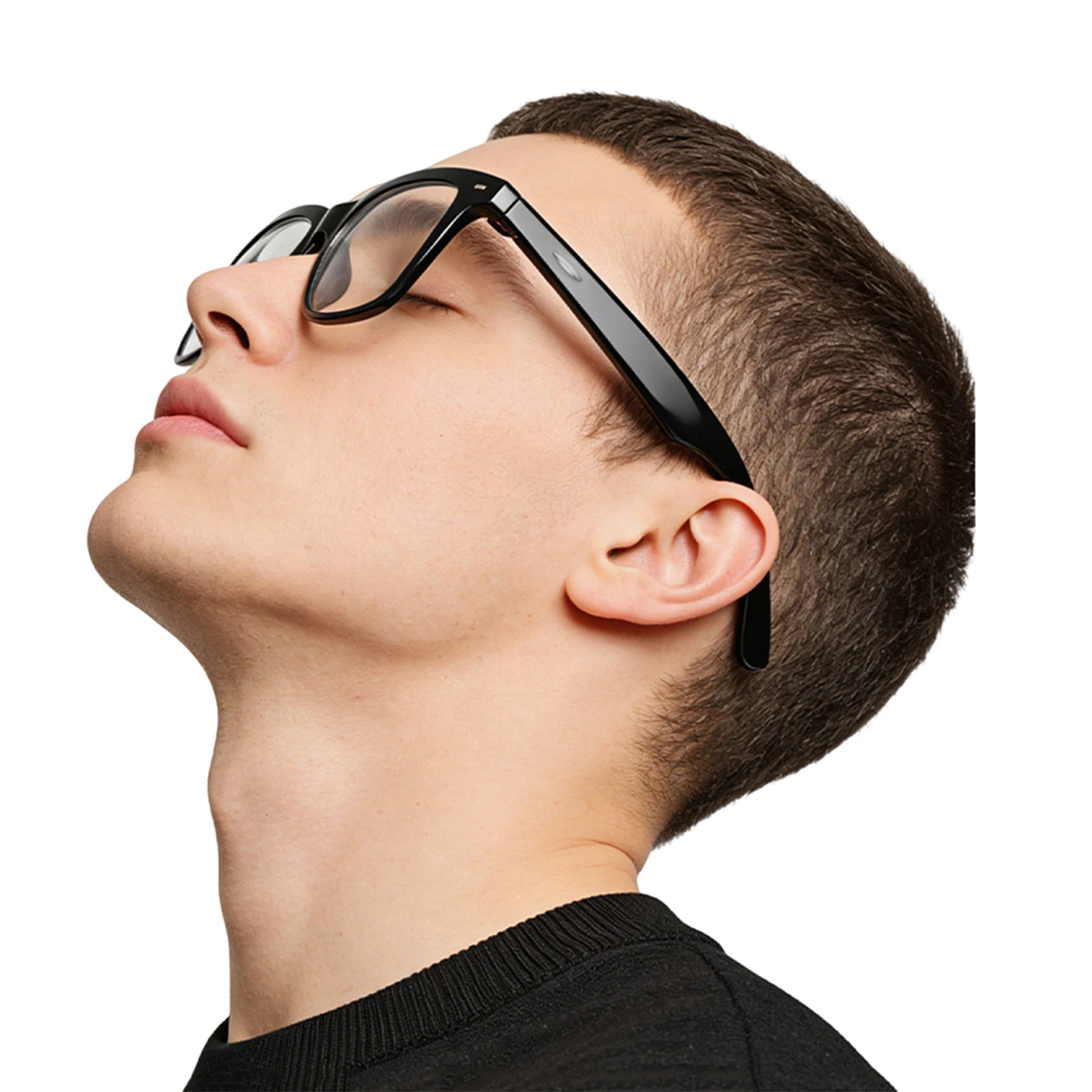

Smart Audio Glasses Hands-Free Calling Smart Wearable Headset Music Control with BT 6.0 Open Ear Speaker Universal for Men Women