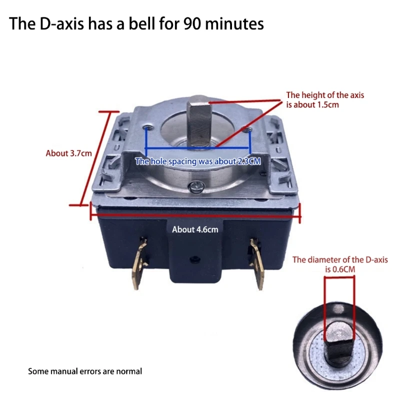 Universal Pressure Cooker Timer Round/Semicircle Shaft Mechanical Timer Dropship