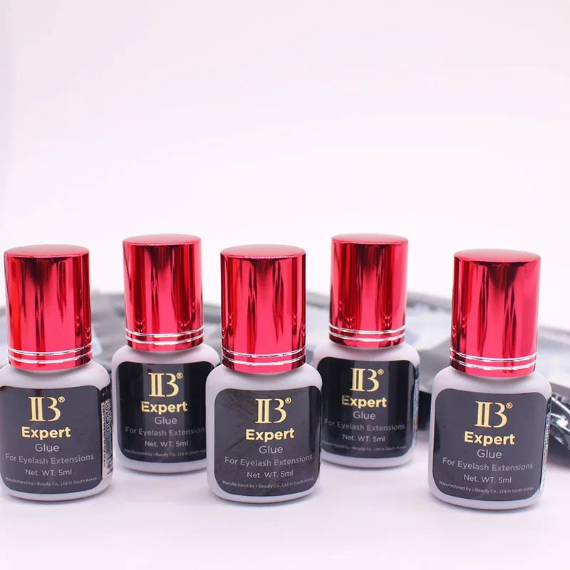 IBeauty Expert Klej do przedłużania rzęs Szybkoschnący 1S Wino Czerwony Wodoodporny Koreański Klej do Makijażu Narzędzia do Urody i Zdrowia