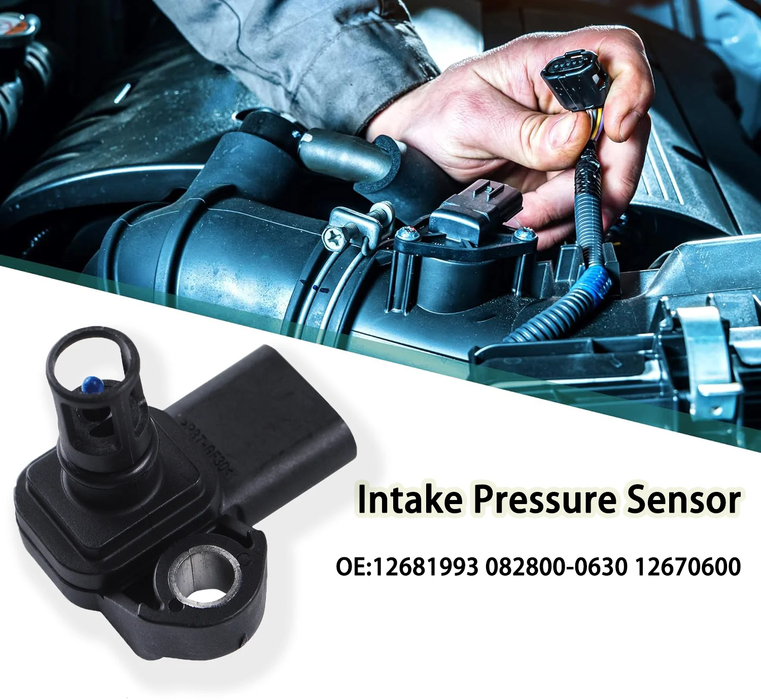 

Датчик температуры впускного коллектора двигателя 12681993 082800-0630 12670600, подходит для Chevrolet Buick GMC Premium Materials