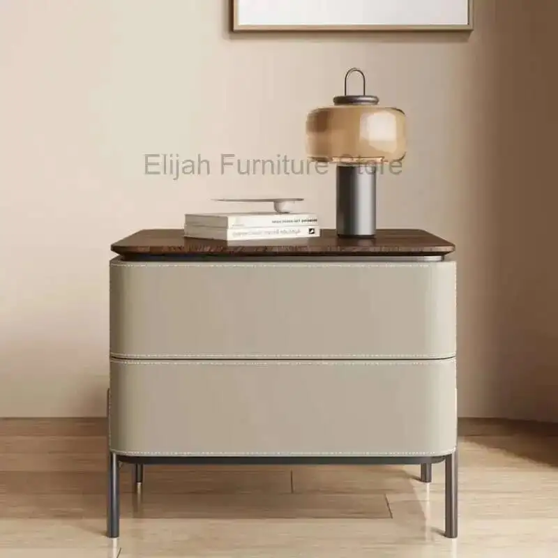 Table Bedroom Bed Open Tables Bookcase Solid Wood Nightstand Beside Chest Drawers Cabinet Mesa De Noche Distinctive Dresser