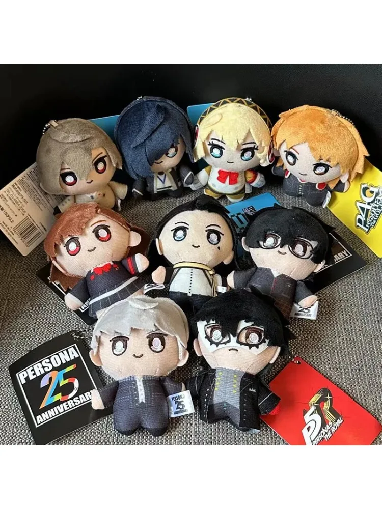 10CM Anime Yuuki Makoto Aegis Shiomi Kotone Gorou Akechi Joker Shiomi Kotone Cosplay Anime Plüsch-Anhänger Kinder Weihnachtsgeschenke