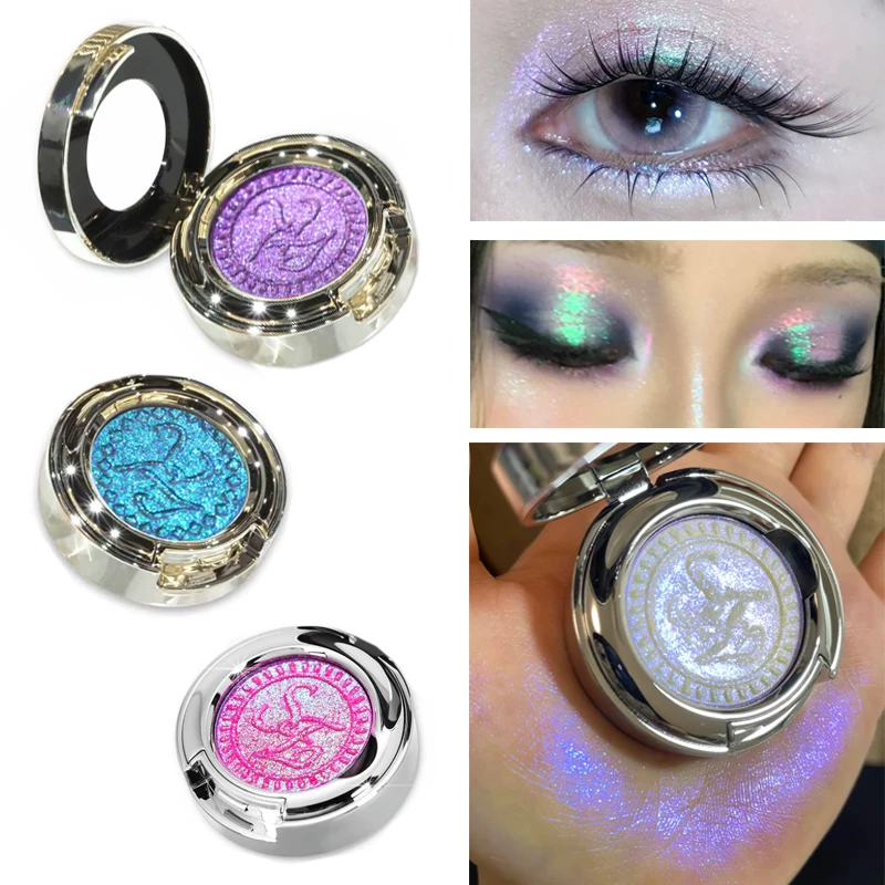 SheenEffect Chameleon Eyeshadow Highlighter Single Glitter Color Glitter Light Makeup Eyeshadow Pearl Color Palette