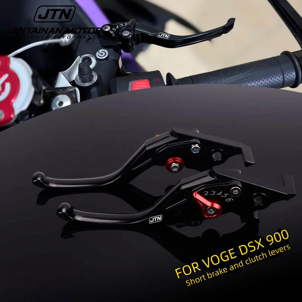 New Short Adjustable Brake Clutch Levers Aluminum Handle Set For VOGE DS900X DSX900 Valico 900i  Motorcycle Modified Accessories