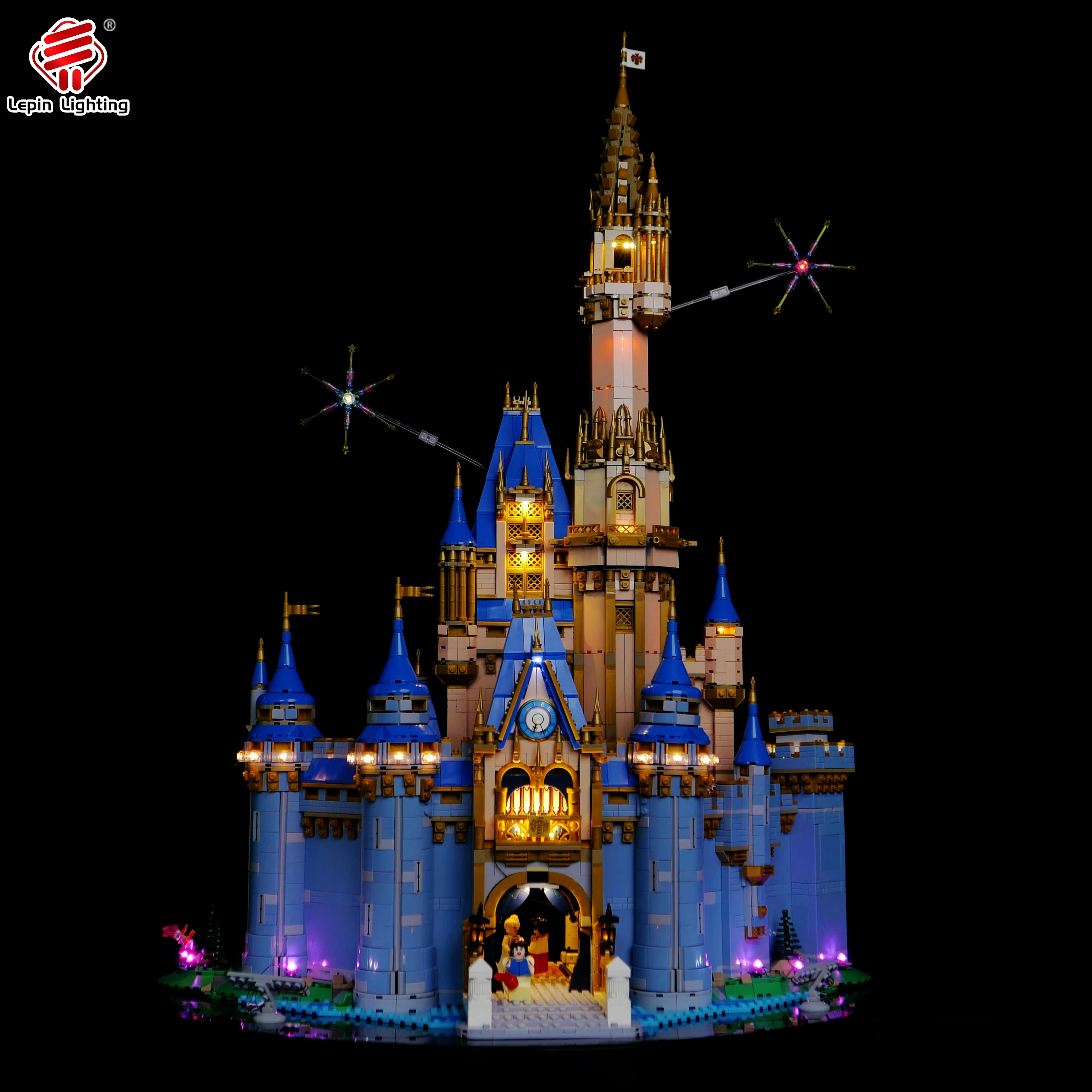 

Комплект светодиодного освещения, совместимый с моделью конструктора «Замок сказок» 43222, декоративный набор светильников для демонстрации (только светильники)