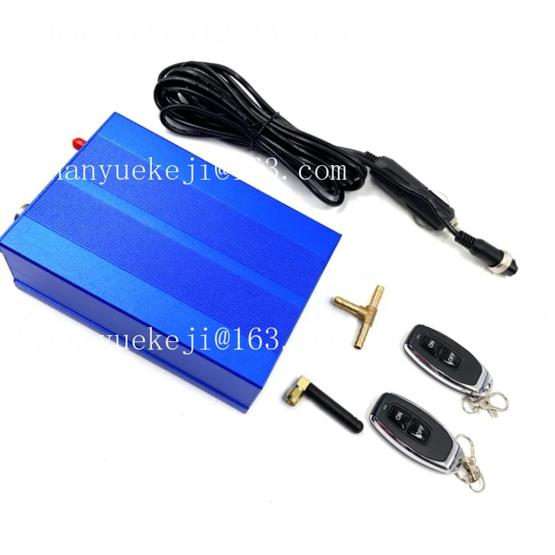Electric vacuum pump control box + 2 wireless remote controls + wiring harness + exhaust valve remote control vacuum hose