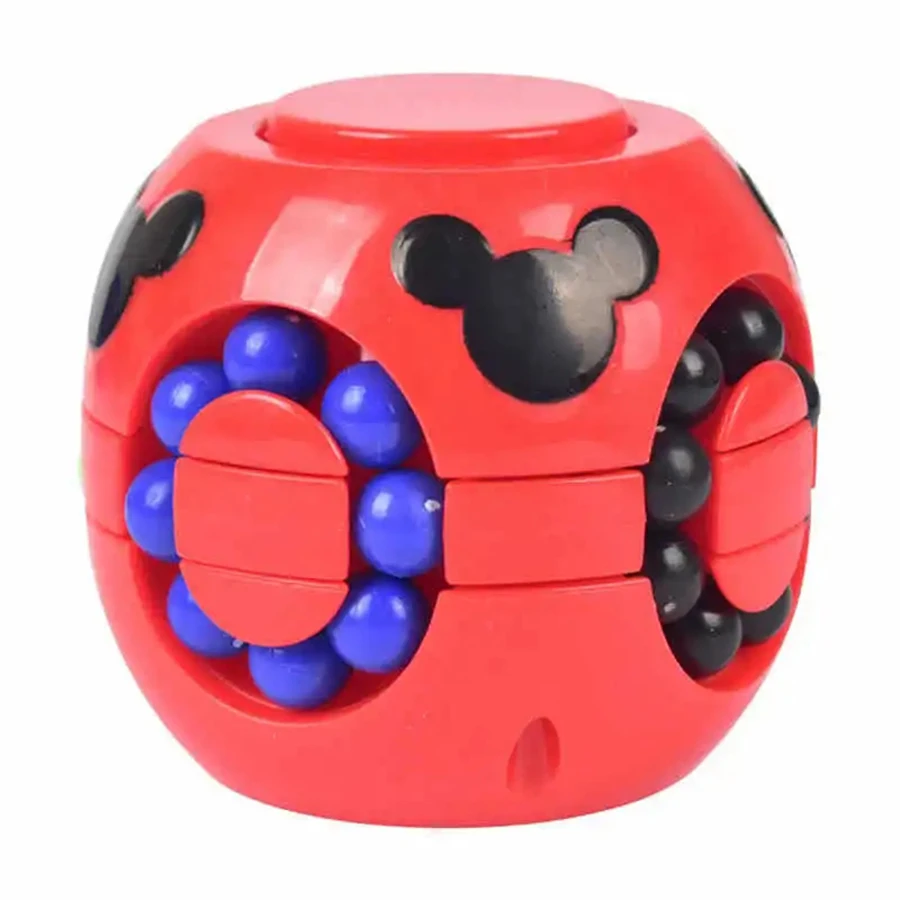 Magic Bean Puzzle Cube Spinner Rotate Slide Gyro Fidget Toy  Ball Anti Stress Educational IQ Game for Boy Girl Kid Adult Child