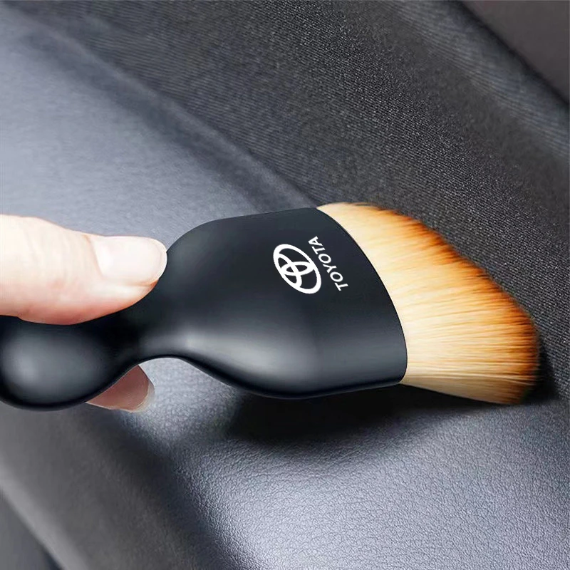 Car Interior Cleaning Soft Brush Tool Dust Remover Suede Wash Towel Auto Accessory For Toyota Corolla Prius Yaris Rav4 CHR Aygo