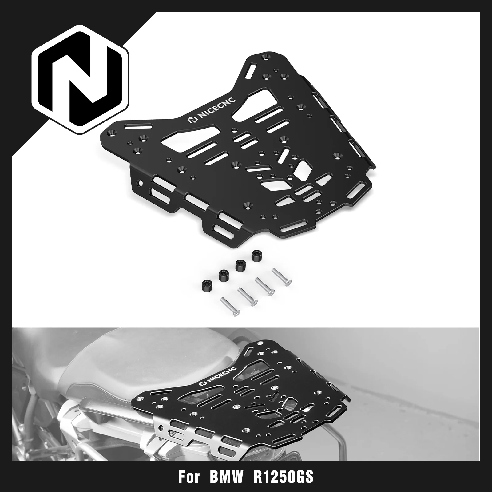 

Enhanced Rear Luggage Rack Kit For BMW R1250GS R 1250 GS 2019-2023 2022 2021 2020 BMW R1200GS R 1200 GS 2012-2018 2017 2016 2015