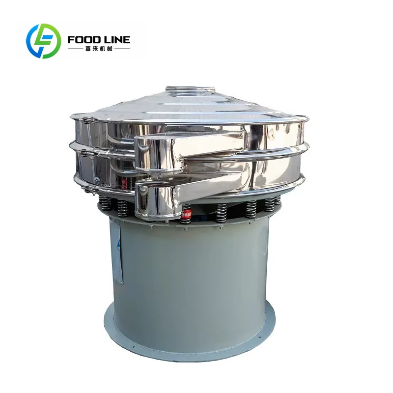 Customized high precision rotary vibro sifter stable screener for coffee bean powder and hemp seed particle separation